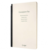 Notizbuch CF223, Conceptum Flex Besprechung, creme, A5, kariert, 80g, 92 Blatt / 184 Seiten