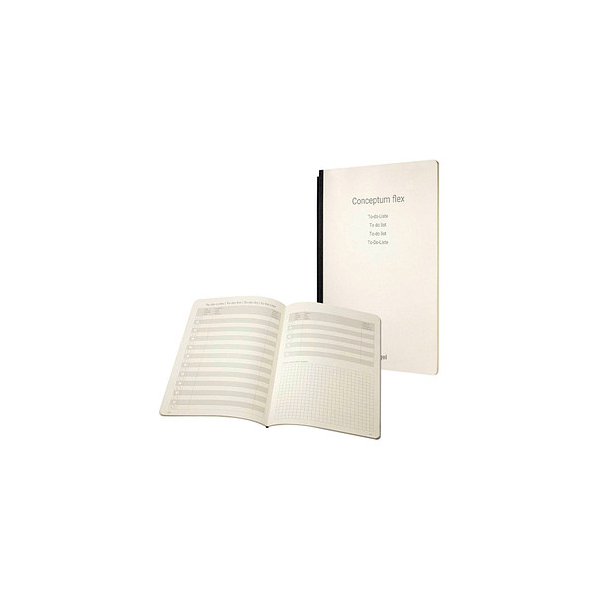 4004360808517 - Notizbuch CF220 Conceptum Flex to do beige A4 liniert+kariert 80g 92 Blatt   184 Seiten 4004360808517 Sigel