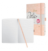 Notizbuch JN335, Jolie, pink, A5, liniert, 80g, 87 Blatt / 174 Seiten