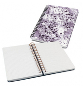 Notizbuch JN606, mit Spirale Jolie, violett, A5, punktkariert, 100g, 60 Blatt / 120 Seiten