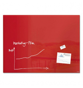 Glas-Magnetboard artverum, GL212, 120x90cm, Tempered Glas, Rückseite Metall, Glas