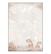 Motiv-Weihnachtsbriefpapier Brilliant Deer DP228 A4 90g 