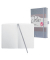 Notizbuch JN209, Jolie, grau, A5, liniert, 80g, 87 Blatt / 174 Seiten