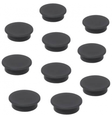 Haftmagnet Meet up, MU196, Rund, 25mm &Oslash;, schwarz, 4 Blatt