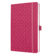Notizbuch JN104, Conceptum Jolie Flair, pink, A6, liniert, 80g, 87 Blatt / 174 Seiten