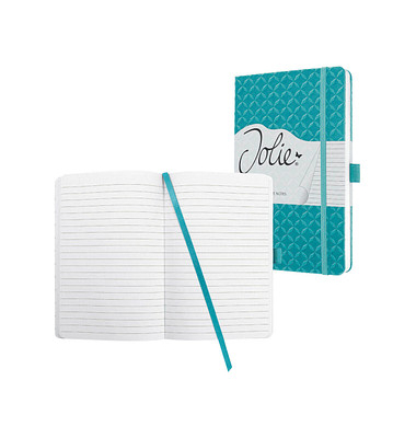 Notizbuch JN102, Conceptum Jolie Flair, gr&uuml;n, A6, liniert, 80g, 87 Blatt / 174 Seiten
