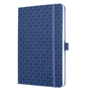 Notizbuch JN100, Jolie, blau, A6, liniert, 80g, 87 Blatt / 174 Seiten