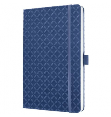 Notizbuch JN100, Jolie, blau, A6, liniert, 80g, 87 Blatt / 174 Seiten