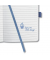 Notizbuch JN100, Jolie, blau, A6, liniert, 80g, 87 Blatt / 174 Seiten