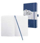 Notizbuch JN101, Jolie, blau, A5, liniert, 80g, 87 Blatt / 174 Seiten