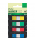 Haftmarker HN495, 70x77mm, farbig sortiert, Z-Notes, rechteckig