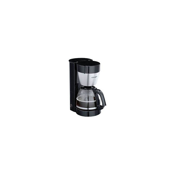 Cloer Kaffeemaschine 5019 5019, schwarz/Edelstahl, 800 Watt, 10 Tassen 4004631010977 Cloer