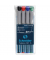 Folienstifte-Set Maxx, 112594, 4-farbig sortiert, 0,4mm, Rundspitze, nachf&uuml;llbar