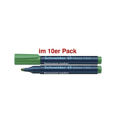 Permanentmarker Maxx 133, 50-113304, Pack, grün, 1-4mm Keilspitze Permanentmarker Maxx 133, 50-113304, Pack, grün, 1-4mm Keilspitze