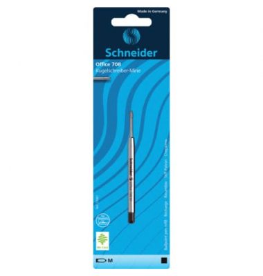 Kugelschreibermine Office 708 406682, schwarz, 0,7mm, Gro&szlig;raummine