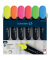 Textmarker Job, 500398, Etui, 6-farbig sortiert, 1+5mm Keilspitze