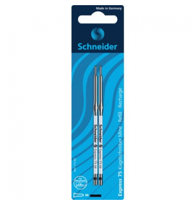Kugelschreibermine Express 75 406700, schwarz, 0,7mm, Standardmine