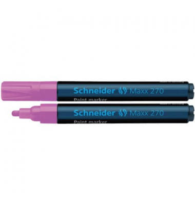 Lackmarker Maxx 270, 127009, Stift, rosa, 1-3mm Rundspitze