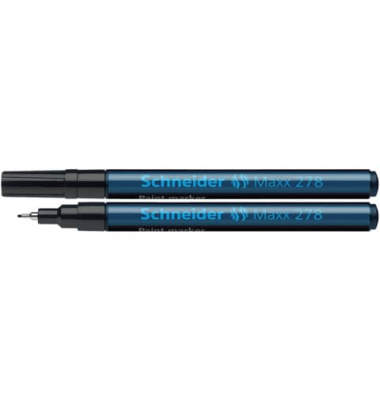 Lackmarker Maxx 278, 407446, Stift, schwarz, 0,8mm Rundspitze