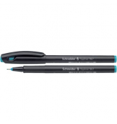 Fineliner Topliner 967, 408274, schwarz (Schreibfarbe: hellblau), 0,4mm