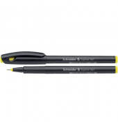 Fineliner Topliner 967, 408269, schwarz (Schreibfarbe: gelb), 0,4mm