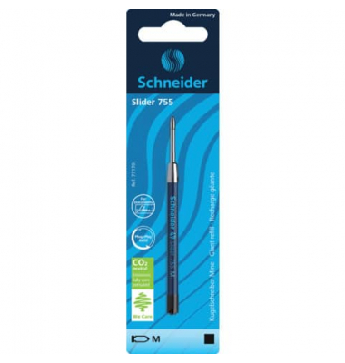 Kugelschreibermine Slider 755 406715, blau, 0,7mm, Gro&szlig;raummine