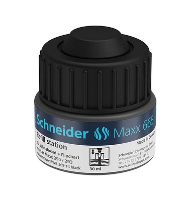 Textmarker-Nachfülltinte Maxx 665, 407966, schwarz