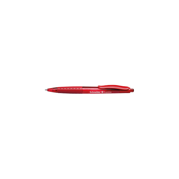 20 Stück Schneider Kugelschreiber Suprimo rot, Schreibfarbe rot 4004675093622 Schneider