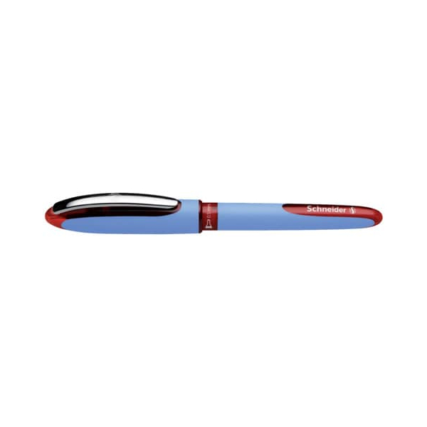 10 Stück Schneider Tintenroller One Hybrid N 0.5 rot, Hybrid-Needle-Spitze 0,5 mm 4004675099105 Schneider