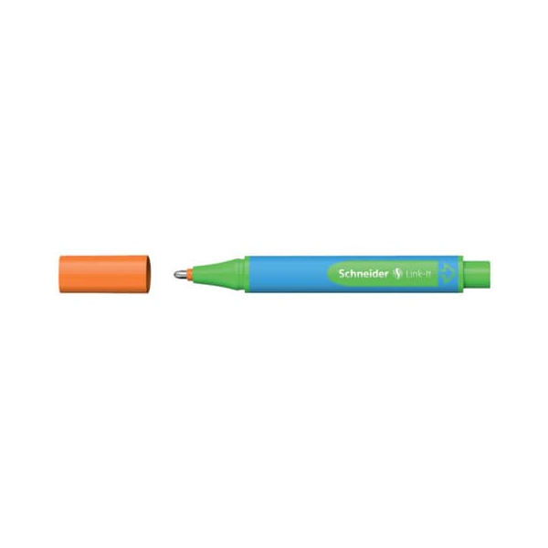 5 Stück Schneider Kugelschreiber Slider Link-It - XB, orange 4004675122193 Schneider