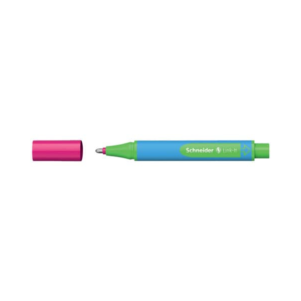 5 Stück Schneider Kugelschreiber Slider Link-It - XB, pink 4004675122278 Schneider