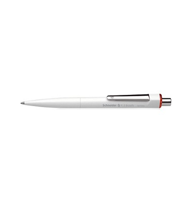Kugelschreiber K3 Biosafe weiß Schreibfarbe rot