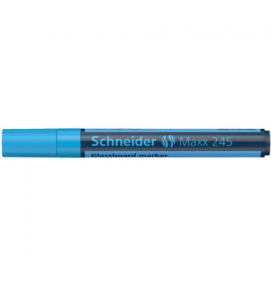  Glasboardmarker Maxx 245, 124503, blau, 1-3mm Rundspitze