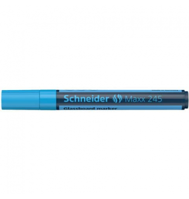  Glasboardmarker Maxx 245, 124503, Stift, blau, 1-3mm Rundspitze