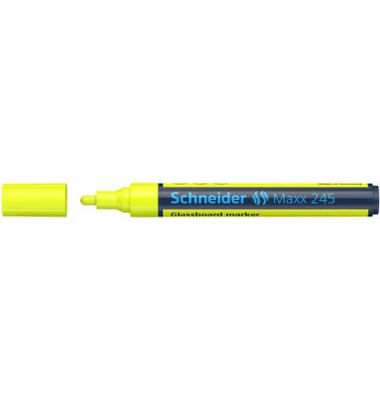  Glasboardmarker Maxx 245, 124505, Stift, gelb, 1-3mm Rundspitze