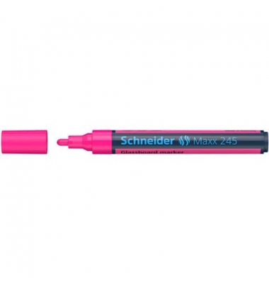  Glasboardmarker Maxx 245, 124509, Stift, pink, 1-3mm Rundspitze