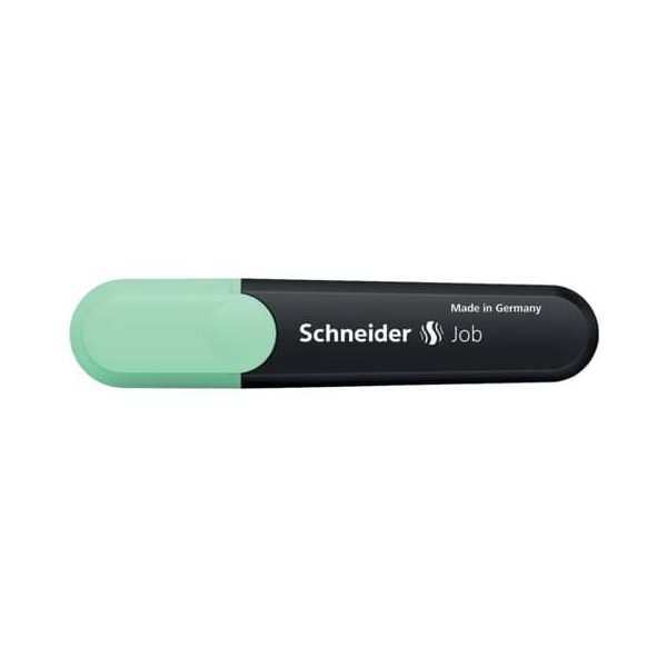 10 Stück Schneider Textmarker Job Pastell, 471528, mint, 1-5mm Keilspitze 4004675135766 Schneider
