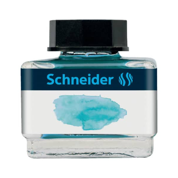 4004675141293 - Tintenglas Pastell 15 ml Bermuda Blueflüssige Pastell-Tinte 4004675141293 Schneider