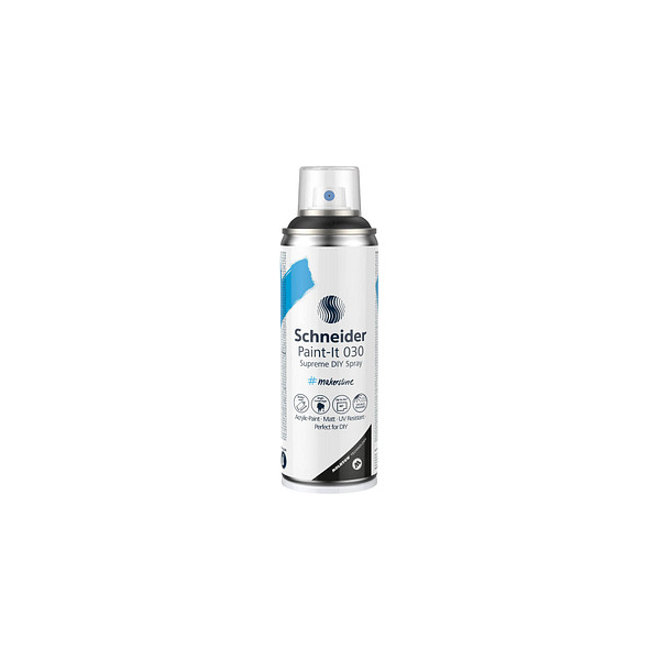 4004675152220 - Supreme DIY Spray Paint-It 030 black 4004675152220 Schneider 4004675152220 - Supreme DIY Spray Paint-It 030 black 4004675152220 Schneider