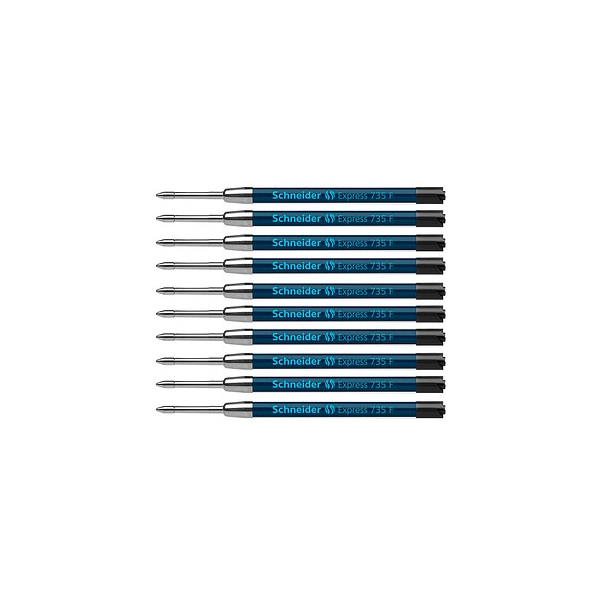 4004675173515 - Kugelschreibermine Expressmine schwarz 735 F 10er 04 mm F (fein) Schwarz 4004675173515 - Kugelschreibermine Expressmine schwarz 735 F 10er 04 mm F (fein) Schwarz