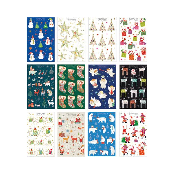 60 Stück BSB Weihn. Sticker Turnowsky sortiert 4004680483005 BSB 5 Stück