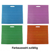Kniekissen farbsortiert: grün, orange, pink, blau 30,0 x 35,0 cm