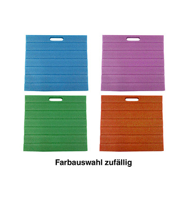 CON:P Kniekissen farbsortiert: grün, orange, pink, blau 30,0 x 35,0 cm
