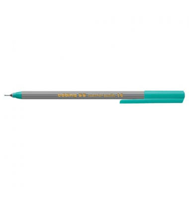 Fineliner 55 fine, 455014, schwarz-weiss gestreift (Schreibfarbe: t&uuml;rkis), 0,3mm