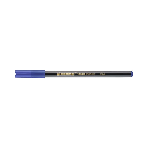 10 x Edding Pinselmaler edding 1340 Brushpenn Strichstärke variabel bl