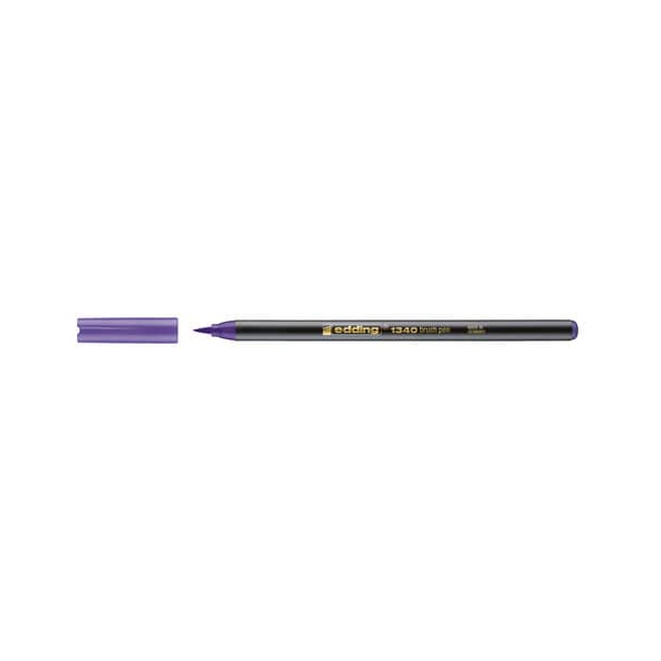 10 x Edding Pinselmaler edding 1340 Brushpen Strichstärke variabel vio