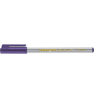 Fineliner 89 Office, 4-89008, schwarz-wei&szlig; gestreift (Schreibfarbe: violett), 0,3mm