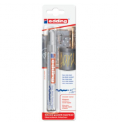 Lackmarker Glanzlack-Marker, 4-750-1-1054, Blister, silber, 2-4mm Rundspitze