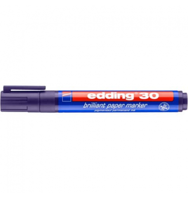 Permanentmarker 30 brilliant paper marker, 30-008, St&uuml;ck, violett, 1,5-3mm Rundspitze