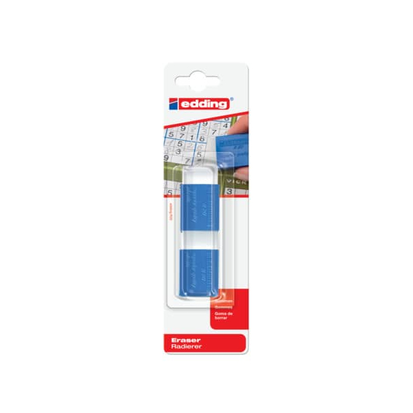 10 x Edding Radierer edding R20 Kunststoff 24x45x10 mm Blister